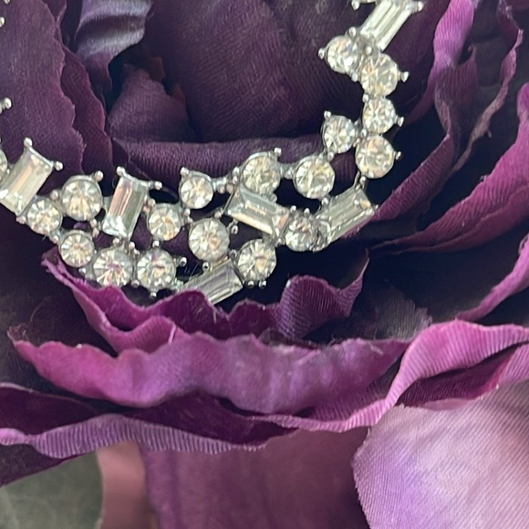 INC Rhinestone Necklace, adjustable clasp - Picture 13 of 13
